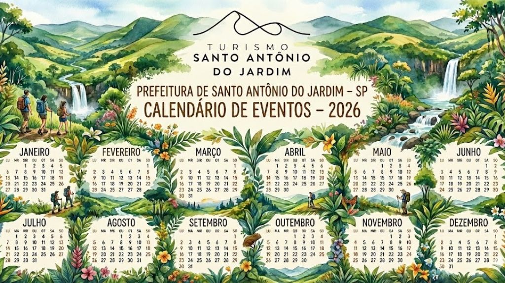 CALENDÁRIO DE EVENTOS – 2026